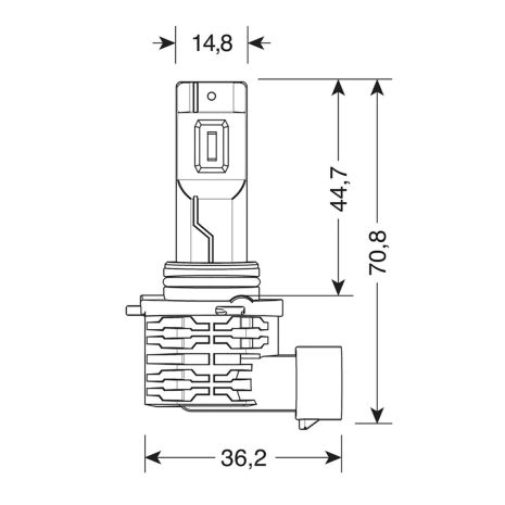 H10-HB3 9005 HALO KILLER P20d 9-32V -20W - 6500K - 3200lm HALO LED KIT SERIES 10 (12 LED ZES CHIPS) - 2 ΤΕΜ. Auto Moto Tyres 