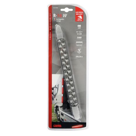 ΦΩΣ ΟΓΚΟΥ ΦΟΡΤΗΓΟΥ 12LED ΚΟΚΚΙΝΟ SMD 24V 280x24x11mm LAMPA - 1 Τεμ. Auto Moto Tyres 