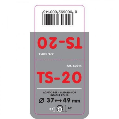 ΑΚΡΟ ΕΞΑΤΜΙΣΗΣ TS-20 (ΓΙΑ LANCIA YPSILON 2011>) Φ 37-49mm - ΛΟΞΟ Auto Moto Tyres 