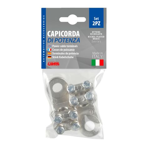 ΑΚΡΟΔΕΚΤΕΣ ΚΑΛΩΔΙΩΝ ΜΠΑΤΑΡΙΑΣ 70mm²  ΜΕ ΤΡΥΠΑ 12mm ΜΕ ΔΙΠΛΗ ΠΛΑΚΑ ΣΥΣΦΙΞΗΣ 2ΤΕΜ Auto Moto Tyres 