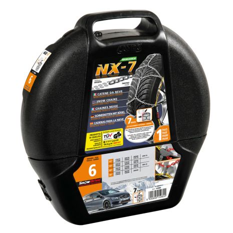 ΑΛΥΣΙΔΕΣ ΧΙΟΝΙΟΥ NX-7 7/9MM GR6 ΔΙΠΛΟΥ ΠΑΧΟΥΣ (ΕΣΩΤΕΡΙΚΑ 7mm + ΕΞΩΤΕΡΙΚΑ 9mm) LAMPA - 2 ΤΕΜ. Auto Moto Tyres 