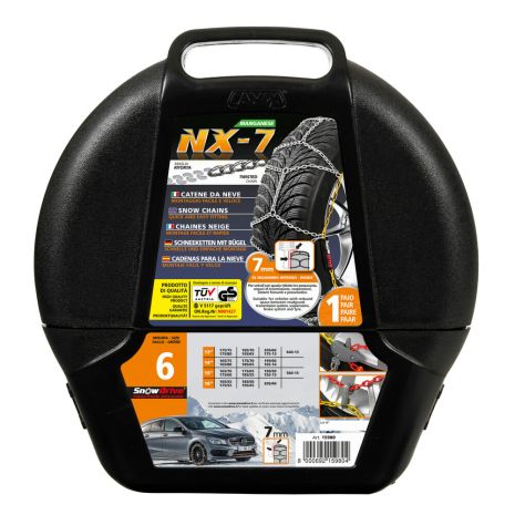 ΑΛΥΣΙΔΕΣ ΧΙΟΝΙΟΥ NX-7 7/9MM GR6 ΔΙΠΛΟΥ ΠΑΧΟΥΣ (ΕΣΩΤΕΡΙΚΑ 7mm + ΕΞΩΤΕΡΙΚΑ 9mm) LAMPA - 2 ΤΕΜ. Auto Moto Tyres 