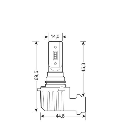 HB3/HB4 12/24V 6.500K 2.000lm 15W 6LED SEOUL CSP-Y19chips HALO LED SERIE 11 PLUG & BRITE 2ΤΕΜ. Auto Moto Tyres 