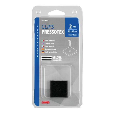 ΚΛΙΠ STRATCH ΣΥΓΚΡΑΤΗΣΗΣ ΑΝΤΙΚΕΙΜΕΝΩΝ ΒΙΔΩΤΑ 35x35mm PRESSOTEX CLIPS  LAMPA - 2 ΤΕΜ Auto Moto Tyres 
