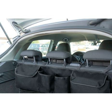 ΘΗΚΕΣ/ΤΣΕΠΕΣ ORGANIZER ΚΑΘΙΣΜΑΤΩΝ/ΠΟΡΤ ΠΑΓΚΑΖ 4 ΘΗΚΕΣ/4 ΔΙΧΤΥΑ ΜΕ ΣΤΗΡΙΞΗ ΣΤΟ ΠΡΟΣΚΕΦΑΛΟ 88x46cm LAMPA - 1 TEM. Auto Moto Tyres 