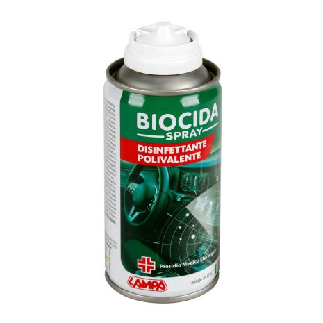 ΑΝΤΙΒΑΚΤΗΡΙΔΙΑΚΟ ΚΑΘΑΡΙΣΤΙΚΟ ΣΠΡΕΙ A/C ΜΙΚΡΟΟΡΓΑΝΙΣΜΩΝ ΕΣΩΤΕΡΙΚΟΥ ΧΩΡΟΥ BIOCIDA 150ml LAMPA - 1 ΤΕM. Auto Moto Tyres 