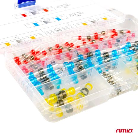 ΣΥΝΔΕΣΜΟΙ ΓΙΑ ΘΕΡΜΟΣΥΣΤΕΛΛΟΜΕΝΟΥΣ ΣΩΛΗΝΕΣ/ΜΟΝΩΤΙΚΑ ΚΑΛΩΔΙΩΝ (ΔΙΑΦΟΡΑ ΜΕΓΕΘΗ) KIT ΑΜΙΟ - 100 ΤΕΜ. Auto Moto Tyres 