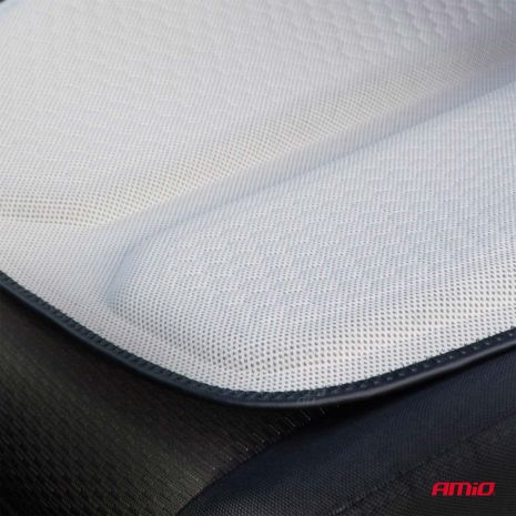 ΜΑΞΙΛΑΡΙ ΚΑΘΙΣΜΑΤΟΣ ΑΠΟ GEL ΚΑΙ ΔΙΑΠΝΕΟΝ ΥΦΑΣΜΑ 46x46cm ΓΚΡΙ ΧΡΩΜΑ AMIO - 1 Τεμ. Auto Moto Tyres 