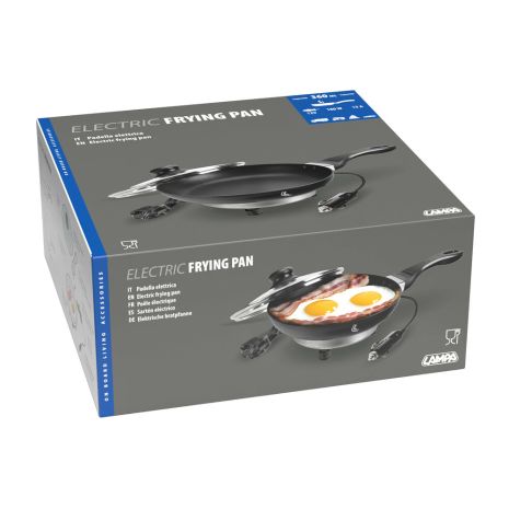 ΤΗΓΑΝΙ ΗΛΕΚΤΡΙΚΟ ELECTRIC FRYING PAN 12V 180W 13A Φ20cm 360ml ΜΕ ΦΙΣ ΑΝΑΠΤΗΡΑ LAMPA - 1 ΤΕΜ. Auto Moto Tyres 