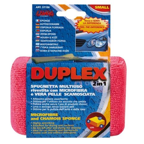 ΣΦΟΥΓΓΑΡΙ ΠΛΥΣΙΜΑΤΟΣ ΜΕ ΜΙΚΡΟΙΝΕΣ ΚΑΙ CHAMOIS (ΠΕΤΣΙ) ΔΙΠΛΗΣ ΟΨΕΩΣ 8x12x4cm 1ΤΕΜ Auto Moto Tyres 