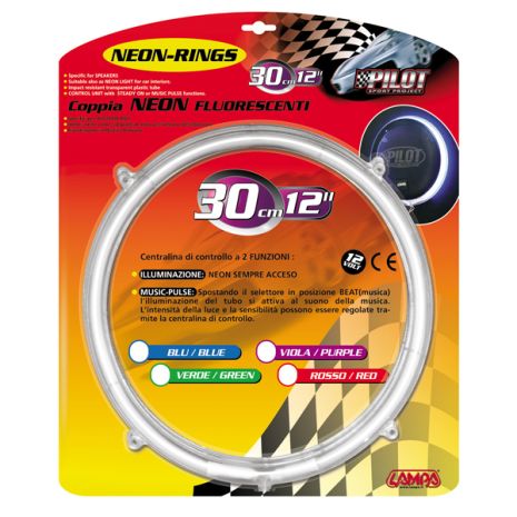 ΛΑΜΠΑ ΝΕΟΝ ΣΤΡΟΓΓΥΛΗ 12 INCH (30cm) Auto Moto Tyres 