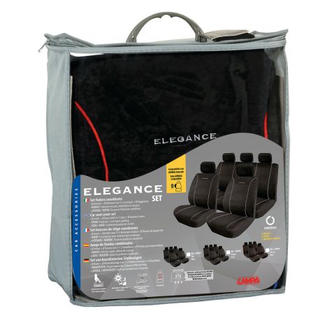 ΚΑΛΥΜΜΑΤΑ ΚΑΘΙΣΜΑΤΟΣ ELEGANCE ΣΕΤ ΓΙΑ ΟΛΟ ΤΟ ΣΑΛΟΝΙ ΚΟΚΚΙΝΟ Auto Moto Tyres 