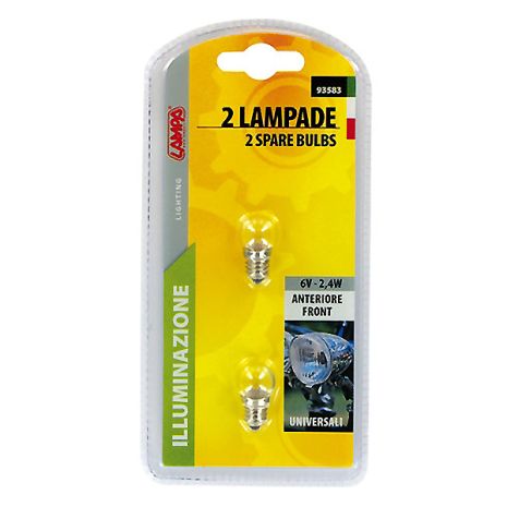 ΣΕΤ ΛΑΜΠΑΚΙΑ ΠΟΔΗΛΑΤΟΥ (6V-2,4W) Auto Moto Tyres 