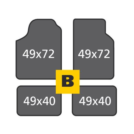 ΠΑΤΑΚΙΑ ΜΟΚΕΤΑ 49x72+49x40 ΓΚΡΙ Auto Moto Tyres 