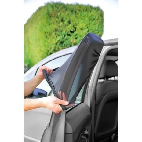 Ηλιοπροστασίες φορετές στη πόρτα από πολυεστέρα για πλαϊνά πίσω τζάμια Large Auto Moto Tyres 