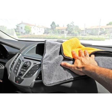 ΠΑΝΙ ΓΙΑ ΚΑΘΑΡΙΣΜΑ/ΓΥΑΛΙΣΜΑ/ΣΤΕΓΝΩΜΑ ΜΕ ΜΙΚΡΟΙΝΕΣ (MICROFIBRE) PREMIUM DOUBLE-FACE 40x40cm Auto Moto Tyres 