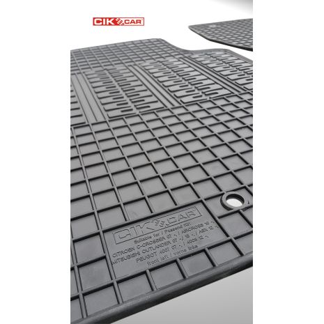 ΜΑΡΚΕ ΠΑΤΑΚΙΑ ΣΕ ΣΚΑΦΗ ΛΑΣΤΙΧΟ ΓΙΑ CITROEN C4 AIRCROSS 2010-2017 / PEUGEOT 4008 2012-2016 / MITSUBISHI ASX 2010-2012 ΣΕ ΜΑΥΡΟ ΧΡΩΜΑ ΜΕ ΚΟΥΜΠΩΜΑΤΑ CIK - 4 ΤΕΜ. Auto Moto Tyres 