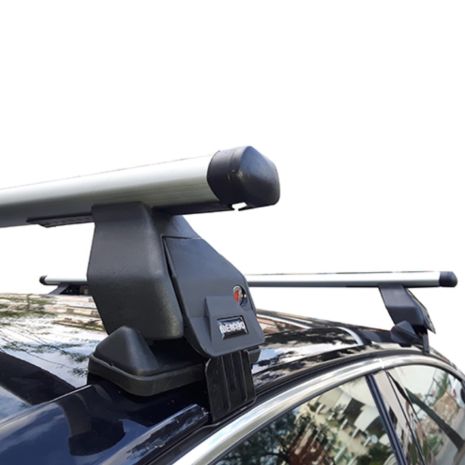 KIT ΜΕ ΜΠΑΡΕΣ ΟΡΟΦΗΣ ΓΙΑ ALFA ROMEO 147 5D 2000-2004 ΑΛΟΥΜΙΝΙΟΥ TEMA MENABO (AL1-3360-FIX002G) - 2 ΤΕΜ. Auto Moto Tyres 