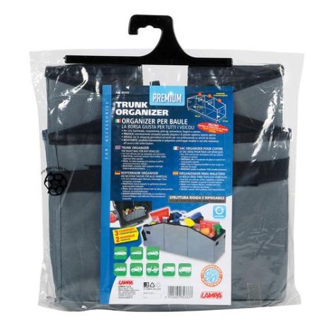 ΘΗΚΗ ORGANIZER ΠΟΡΤ ΜΠΑΓΚΑΖ PREMIUM ΑΔΙΑΒΡΟΧΟ 3 ΘΕΣΕΩΝ ΜΕ 2 ΧΕΡΟΥΛΙΑ (L) (70x27cm) Auto Moto Tyres 