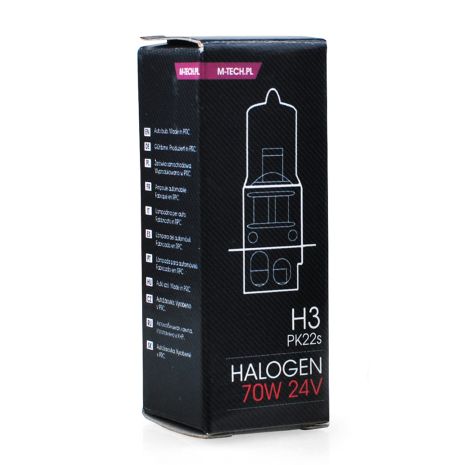 H3 24V 70W PK22s STANDARD ΑΛΟΓΟΝΟΥ ΚΟΥΤΙ 1ΤΕΜ. M-TECH Auto Moto Tyres 