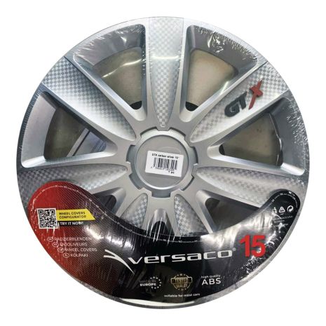 ΤΑΣΙ 15 INCH VERSACO GTX SILVER CARBON AMiO - 1 ΤΕΜ. Auto Moto Tyres 