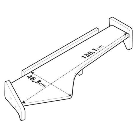 FORD F-MAX 10/2018+ ΜΕ ΜΕΓΑΛΗ ΚΑΜΠΙΝΑ ΤΡΑΠΕΖΑΚΙ ΤΑΜΠΛΩ ΜΑΡΚΕ TRUCK TABLE Auto Moto Tyres 