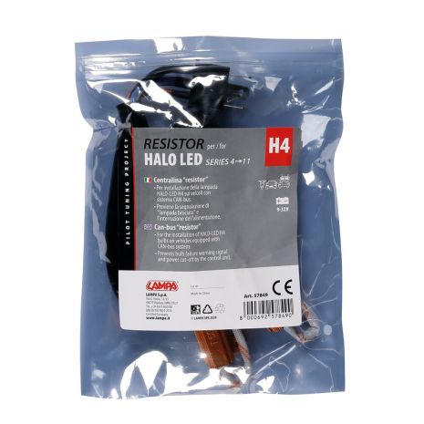 ΑΝΤΙΣΤΑΣΗ ΓΙΑ HALO LED ΚΙΤ H4 9-32V SERIES 4-11 (ΑΝΤΙΣΤΑΣΗ- ΨΕΥΤΗΣ- CANCELLER) 1ΤΕΜ. Auto Moto Tyres 