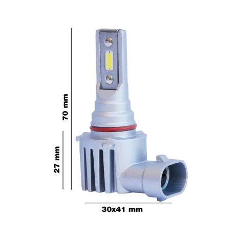 HIR2 10-30V 2000lm 10W 6.500K iLUZ CONVERSION ΛΑΜΠΑ LED SIMONI RACING - 2 ΤΕΜ. Auto Moto Tyres 