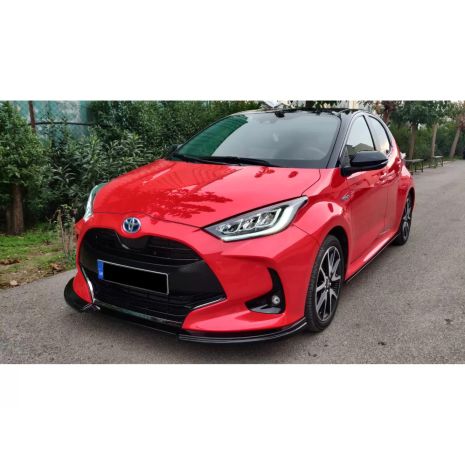 ΕΜΠΡΟΣ SPOILER (ΣΠΛΙΤΕΡ) ΠΡΟΣΘΕΤΟ ΠΡΟΦΥΛΑΚΤΗΡΑ (ΠΛΑΣΤΙΚΟ) ΓΙΑ TOYOTA YARIS MK4 5D 2021+ MOTORDROME Auto Moto Tyres 