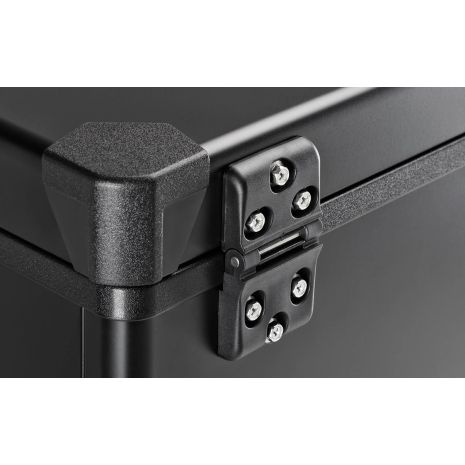 ΨΥΓΕΙΟ TB65DD STEEL BLACK ΜΕΤΑΛΛΙΚΟ ΜΕ 2 ΘΑΛΑΜΟΥΣ 60L (36L+24L) 12/24V 85W 499x810x492mm  INDEL B - 1 TEM. Auto Moto Tyres 