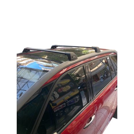 KIT ΜΕ ΜΠΑΡΕΣ ΟΡΟΦΗΣ ΓΙΑ CITROEN C4 GRAND PICASSO ΜΕ ΗΛΙΟΡΟΦΗ/FLUSH RAILS (Y8050223+YK774W) FLUSH BLACK BAR YAKIMA Auto Moto Tyres 