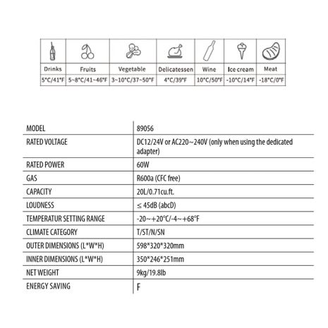 ΨΥΓΕΙΟ/ΚΑΤΑΨΥΚΤΗΣ 20LT/12/24V+220V ΦΟΡΗΤΟ ΜΕ ΣΥΜΠΙΕΣΤΗ/ΘΕΡΜΟΣΤΑΤΗ ΚΑΙ ΨΗΦΙΑΚΗ ΟΘΟΝΗ FC-20 LAMPA - 1 TEM. Auto Moto Tyres 