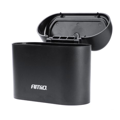 ΚΑΔΟΣ ΑΠΟΡΡΙΜΜΑΤΩΝ ΑΥΤΟΚΙΝΗΤΟΥ ΜΕ ΚΑΠΑΚΙ PUSH-BUTTON ΜΑΥΡΟ 155x65x140mm ΑMiO - 1 TEM. Auto Moto Tyres 