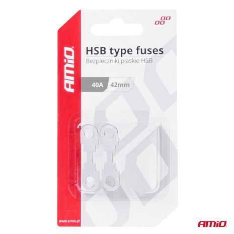 ΑΣΦΑΛΕΙΕΣ FLAT 42mm 40A AMIO - 2 Τεμ. Auto Moto Tyres 