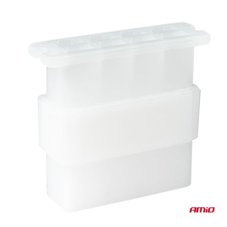 ΦΙΣΑ ΣΥΝΔΕΣΗΣ ΚΑΛΩΔΙΩΝ 8 ΥΠΟΔΟΧΩΝ ΜΕ ΠΛΑΣΤΙΚΟ ΚΟΥΜΠΩΜΑ AMIO - 1 σετ. Auto Moto Tyres 