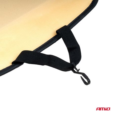 ΠΛΑΤΟΚΑΘΙΣΜΑ ΜΕ ΧΑΝΤΡΕΣ ΚΑΙ ΜΑΞΙΛΑΡΑΚΙ ΜΕΣΗΣ ΑΠΟ ΠΟΛΥΕΣΤΕΡΙΚΟ ΑΦΡΩΔΕΣ ΥΛΙΚΟ 147x68cm ΜΑΥΡΟ AMIO - 1 Τεμ. Auto Moto Tyres 