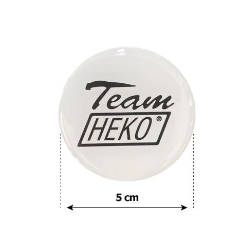 HEKO ΑΥΤΟΚΟΛΛΗΤΑ ΖΑΝΤΩΝ 5 cm ΛΕΥΚΟ/ΜΑΥΡΟ ΣΜΑΛΤΟΥ - 4 ΤΕΜ. Auto Moto Tyres 