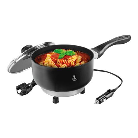 ΚΑΤΣΑΡΟΛΑΚΙ ΗΛΕΚΤΡΙΚΟ ELECTRIC SAUCEPAN 12V 170W 13A Φ18cm 1,9Lt ΜΕ ΦΙΣ ΑΝΑΠΤΗΡΑ LAMPA - 1 ΤΕΜ. Auto Moto Tyres 