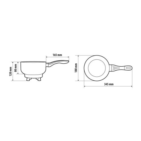 ΚΑΤΣΑΡΟΛΑΚΙ ΗΛΕΚΤΡΙΚΟ ELECTRIC SAUCEPAN 12V 170W 13A Φ18cm 1,9Lt ΜΕ ΦΙΣ ΑΝΑΠΤΗΡΑ LAMPA - 1 ΤΕΜ. Auto Moto Tyres 