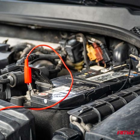 ΑΚΡΟΔΕΚΤΕΣ (ΚΡΟΚΟΔΕΙΛΑΚΙΑ) ΜΠΑΤΑΡΙΑΣ ΜΕ ΚΑΛΩΔΙΟ ΣΕ ΚΟΥΛΟΥΡΑ 9m AMIO - 1 τεμ. Auto Moto Tyres 