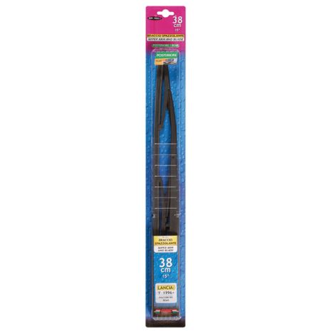 ΥΑΛΟΚΑΘΑΡΙΣΤΗΡΑΣ BS16 ΠΙΣΩ ΤΖΑΜΙΟΥ ΜΕ ΜΠΡΑΤΣΟ 38 cm (15 INCH) LANCIA - 1 ΤΕΜ. Auto Moto Tyres 