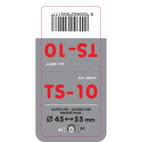 ΑΚΡΟ ΕΞΑΤΜΙΣΗΣ TS-10 45-55mm - ΤΕΤΡΑΓΩΝΟ Auto Moto Tyres 