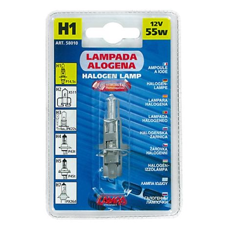 H1 ΑΛΟΓΟΝΟΥ 12V/55W 62.5mm P14,5s ΛΑΜΠΑ Auto Moto Tyres 