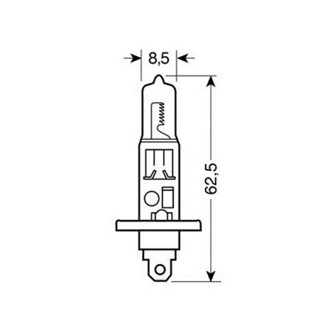 H1 ΑΛΟΓΟΝΟΥ 12V/55W ΛΑΜΠΑ Auto Moto Tyres 