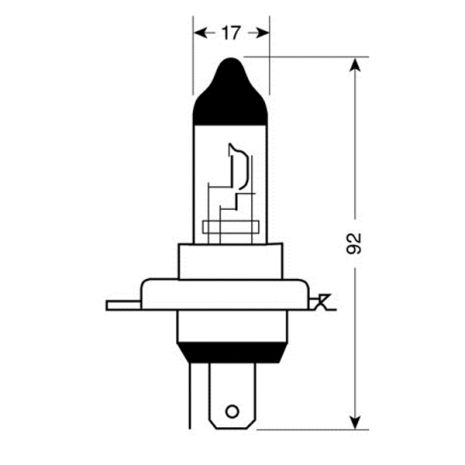 H4 ΑΛΟΓΟΝΟΥ 12V/60-55W P43t Auto Moto Tyres 