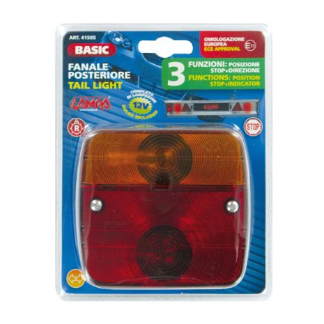 ΦΑΝΑΡΙ 12V - STOP/ΘΕΣΕΩΣ/ΦΛΑΣ - ΓΙΑ ΤΡΕΙΛΕΡ (95 Χ 100 Χ 50mm) - 1 ΤΕΜ. Auto Moto Tyres 