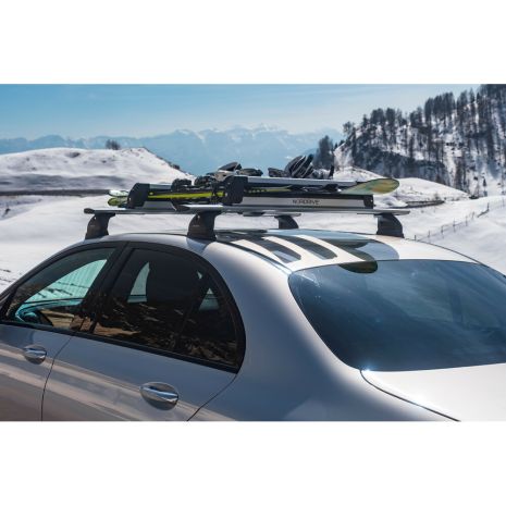 ΒΑΣΗ ΣΚΙ ΟΡΟΦΗΣ 6 ΖΕΥΓΑΡΙΑ ΣΚΙ /4 SNOWBOARD ΑΛΟΥΜΙΝΙΟΥ ΜΕ ΚΛΕΙΔΙ NORDIC-KING 80cm Auto Moto Tyres 