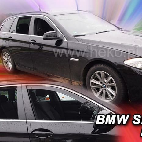 ΑΝΕΜΟΘΡΑΥΣΤΕΣ ΓΙΑ BMW ΣΕΙΡΑ 5 F10 / F11 4D/5D 2010-2017 ΖΕΥΓΑΡΙ ΑΠΟ ΕΥΚΑΜΠΤΟ ΦΙΜΕ ΠΛΑΣΤΙΚΟ HEKO - 2 ΤΕΜ. Auto Moto Tyres 