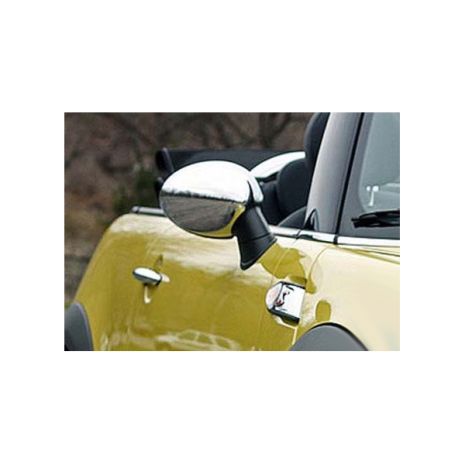 ΚΑΠΑΚΙΑ ΚΑΘΡΕΠΤΩΝ ΓΙΑ MINI CLUBMAN HB 3D R55 2007-2014 / COOPER R56 / R57 / R58 / R59 / COUNTRYMAN ΧΡΩΜΙΟ 2ΤΕΜ ΜΕΤΑΛΛΙΚΑ Auto Moto Tyres 