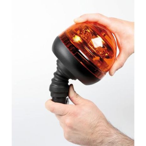 ΦΑΡΟΣ RL-8 12V/24V 3 ΧΡΗΣΕΩΝ 12LED ΒΙΔΩΤΟΣ ΕΛΑΣΤΙΚΟΣ ΠΟΡΤΟΚΑΛΙ 210x127mm Auto Moto Tyres 